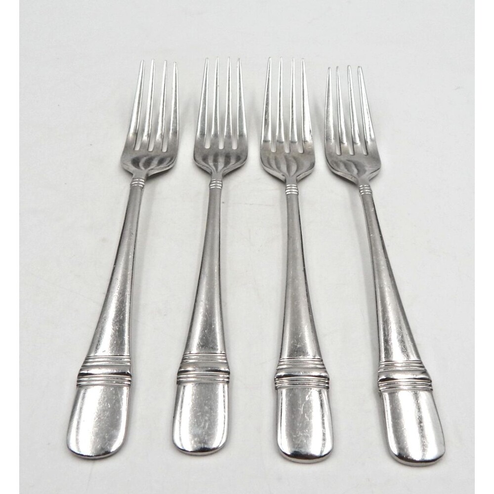 Oneida ASTRAGAL Heirloom 18/10 Stainless Dinner Fork 7 1/2" Flatware Set of 4